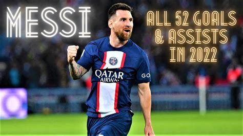 lionel messi's goals and assists for psg